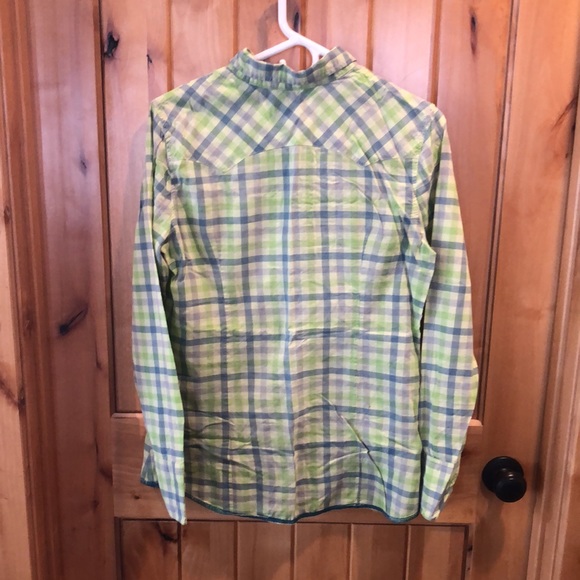 Women’s Sz L Tin Haul Pearl Snap Button Up Shirt - Picture 2 of 4